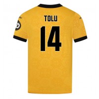 Camisa de time de futebol Wolves Tolu Arokodare #14 Replicas 1º Equipamento 2025-26 Manga Curta